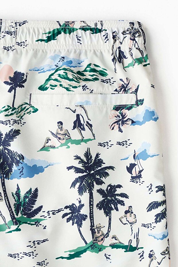 شورت سباحة منقوش - 2