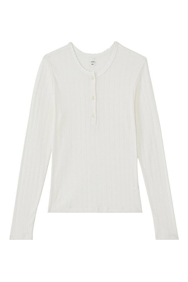 Long Sleeve Henley T-Shirt