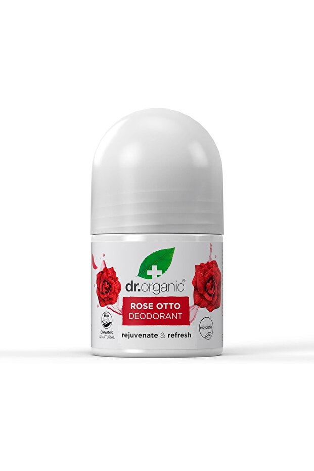 Dr Organic Rose Otto Deodorant, Aluminium Free, 50ml