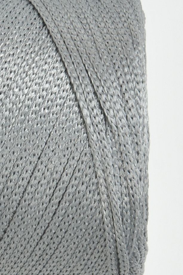 2 Mm - 200 gr Polyester Koyu Gri Makrome Ipi Polyester Makrome Ip Supla Ip Ve Çanta Ipliği - 3