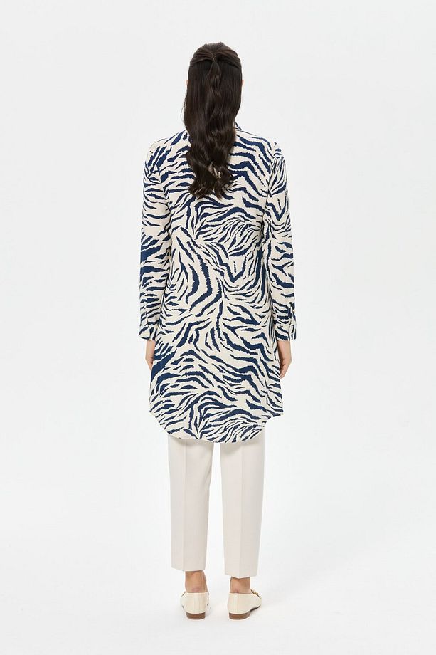 Zebra Desenli Tunik  Laci - 9