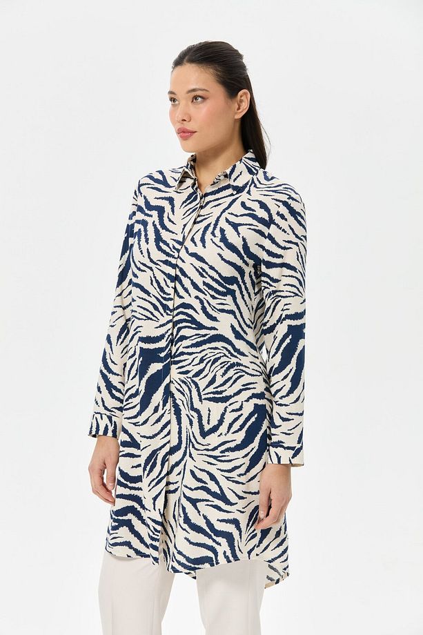 Zebra Desenli Tunik  Laci - 6