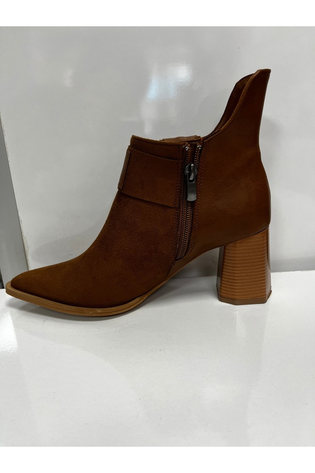 KADIN TOPUKLU BOT TABA RENK  SÜET - 3