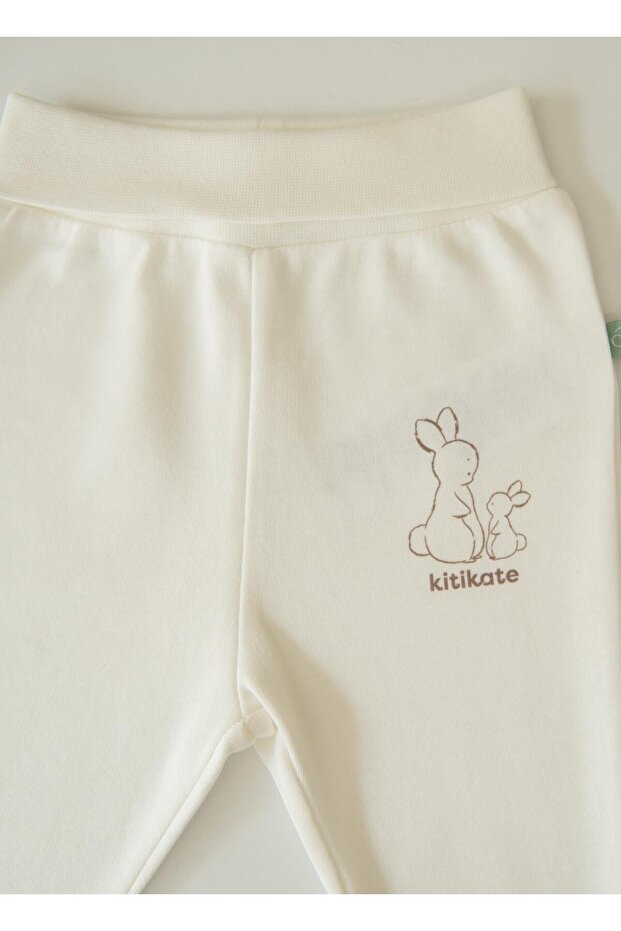 Organik New Basic Çoraptolon Bebek Boy Ekru - 2