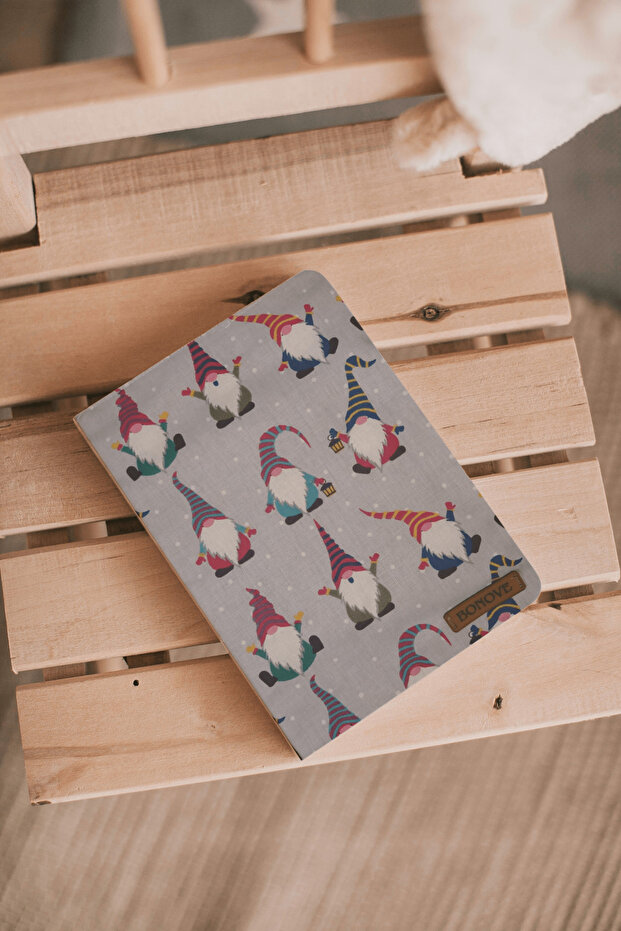 Book Case Dwarf Patterned Fabric Book Cover Book Protection Organizer