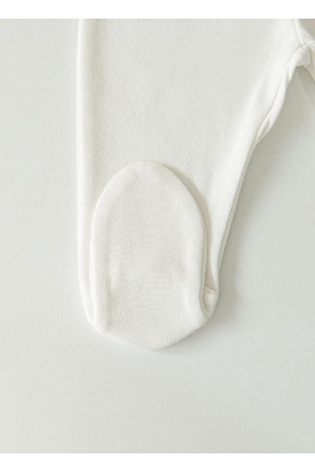 Organic New Basic Bootie Pants Ecru - 2
