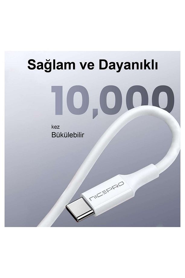 UTC12 60W 1.2m TPE USB to Type-C Hızlı Şarj ve Data Kablosu - 3