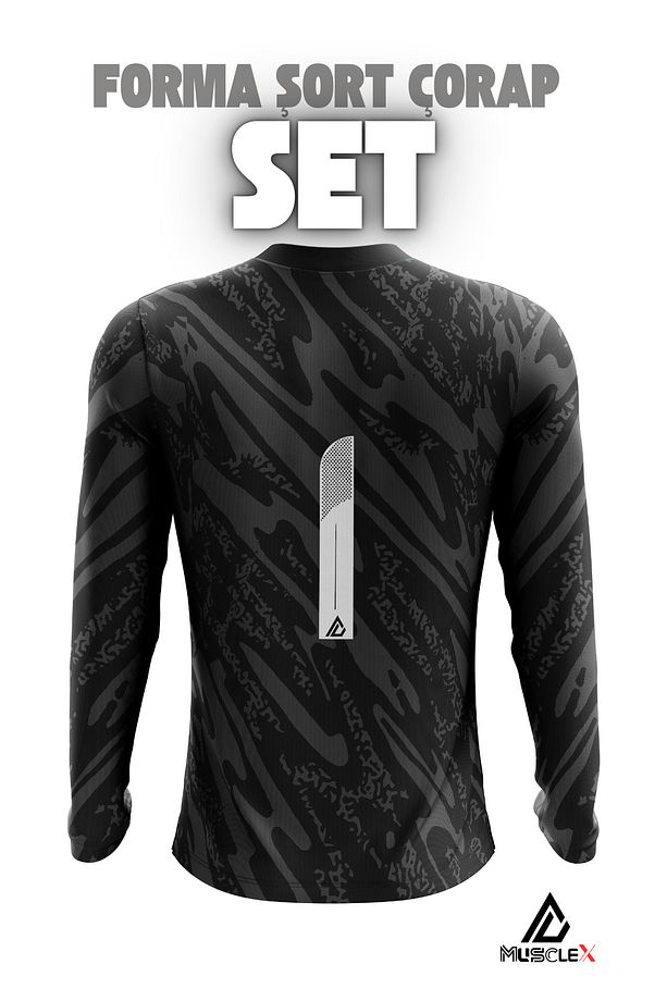 MuscleX Kaleci Forması Forma Şort Çorap Set Goalkeeper Jersey Kaleci Set Forma Şort Çorap MXKDyDF557 - 3