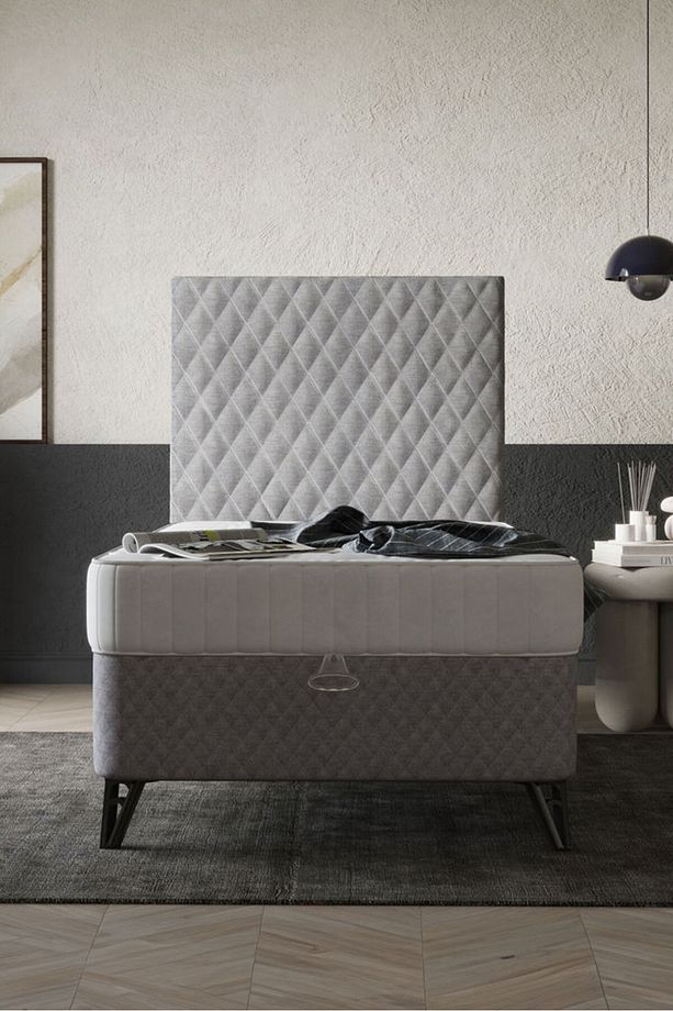 Pro Tek Kişilik Yatak Seti 90x190 / Ortopedik Yatak - Baza - Başlık / 3'lü Yatak Seti - 1