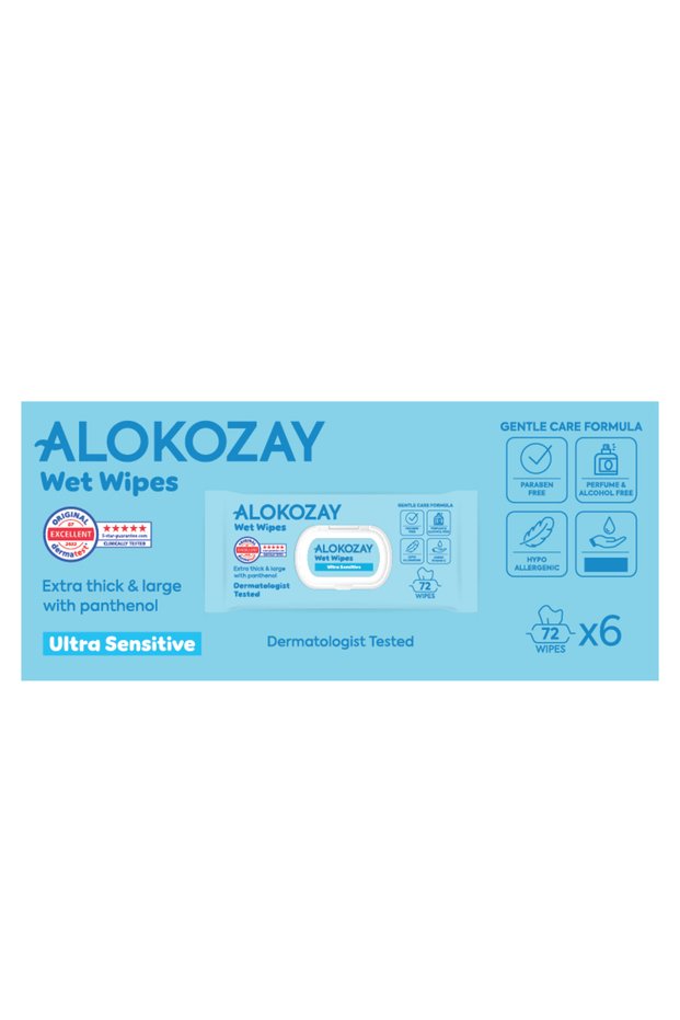Baby Wipes ultra sensitive - 72 Wipes X 6 Packs - 432 Wipes