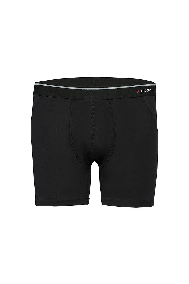 Erkek Siyah Elastan  Boxer  3'lü Paket %100 Pamuk - 1