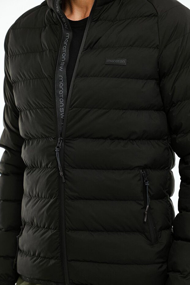 Regular Erkek Dik Yaka Siyah- Mont - 6