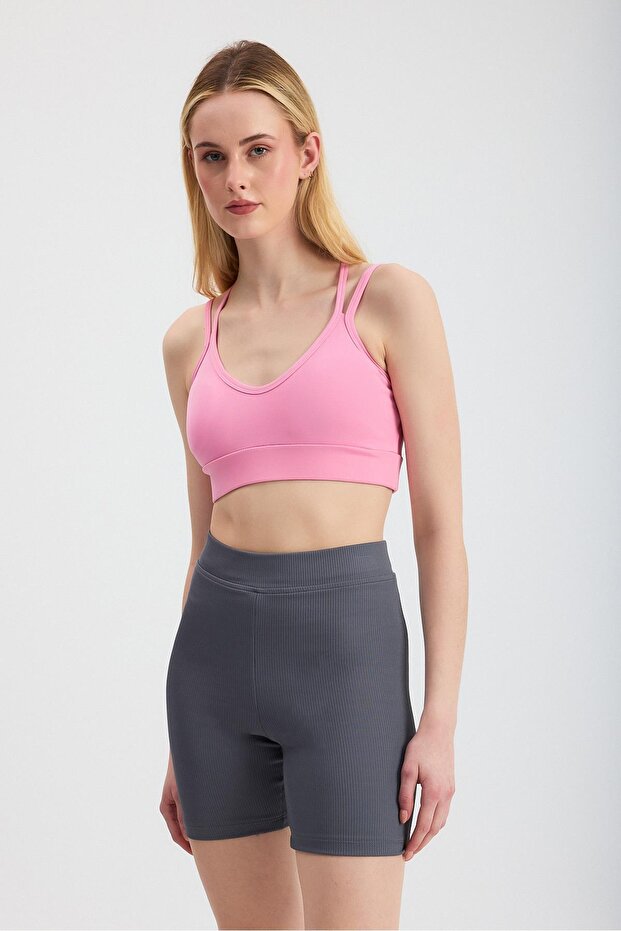 Pink 3005 Back Cross Bustier - 1