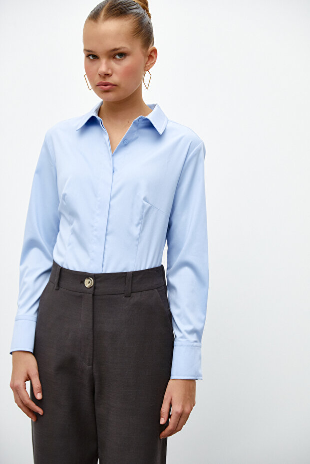 Gizli Patlı Basic Gömlek - 2