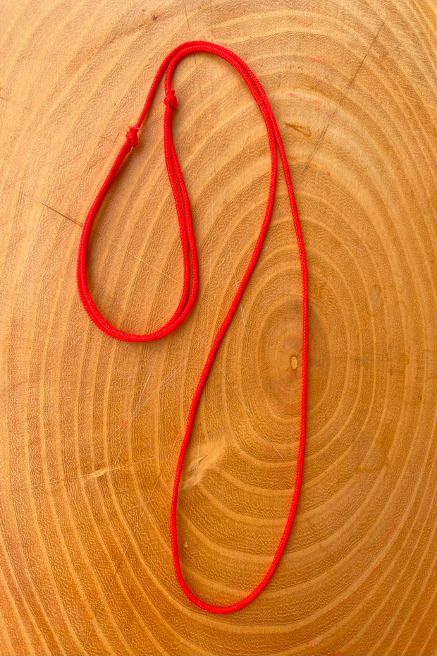 3 قلادات سلسلة حمراء بسمك 1.5 ملم - 2