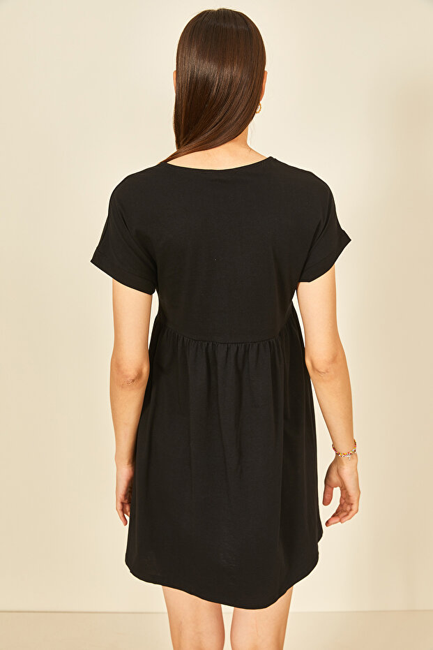 Rochie Mini Neagra - 3