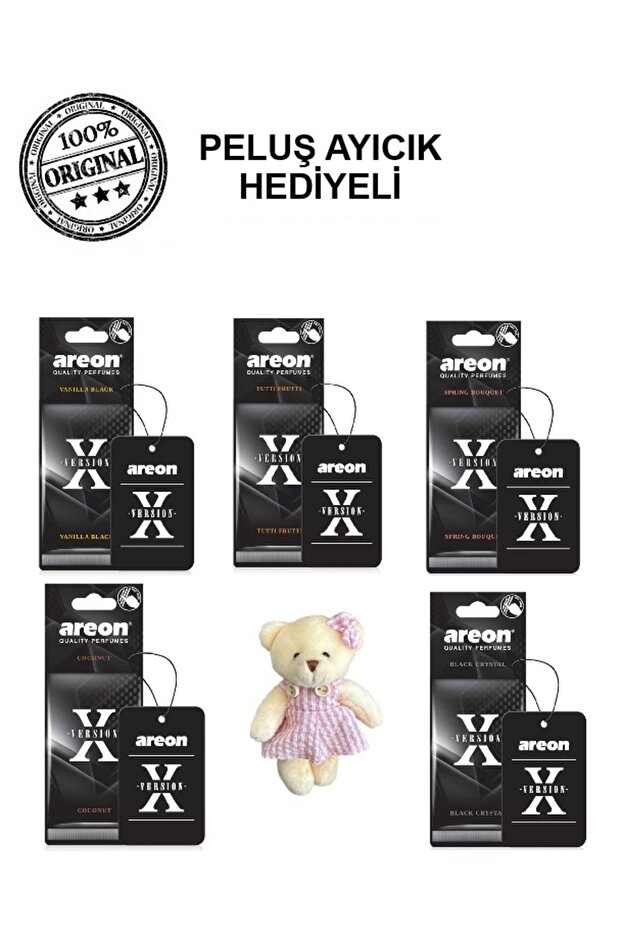 Sevimli Pelluş Ayıcık Hediyeli X Version 5'li Set - 2