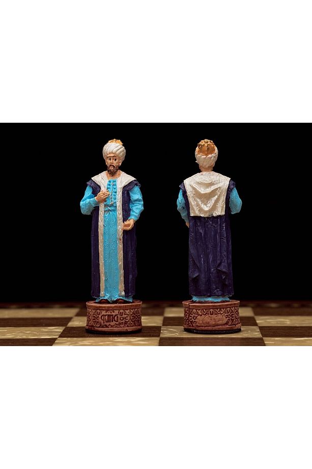 Osmanlı - Haçlı Satranç Takımı (ŞAH 8 CM) – Templer Şövalyeleri Ve Osmanlı’nın Gücü(SADECE FİGÜR) - 7
