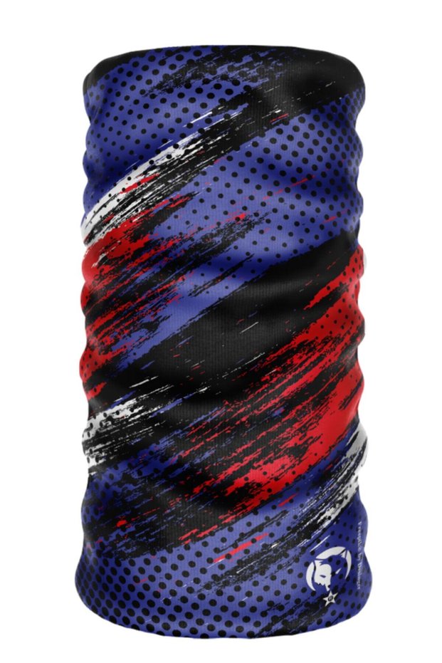 Digital Desing Blue Extreme Seamless Sports Blue Neck Collar Bandana Buff Paphos Hair Band
