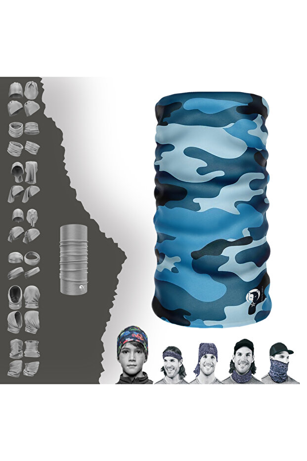 Camouflage Sailor Athlete Hair Band Buff Buff Bandana