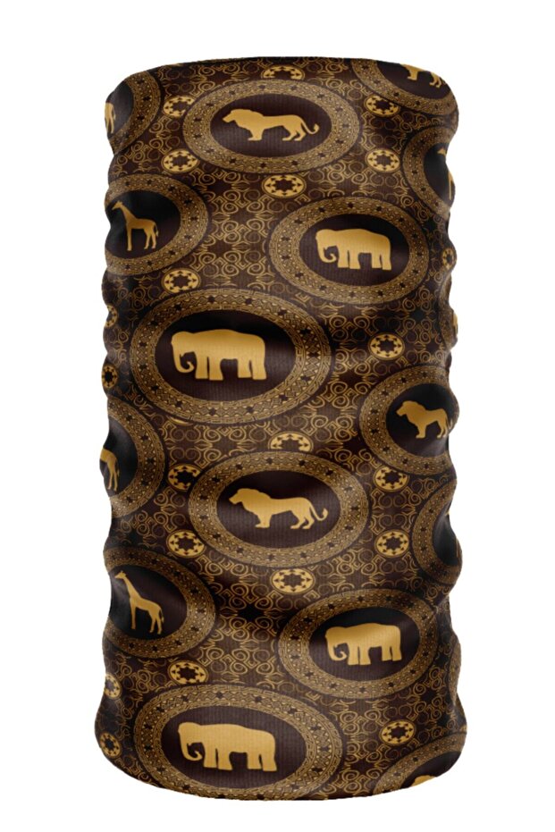 Extreme Safari Elephant Buff Baf Neck Gaiter Bandana