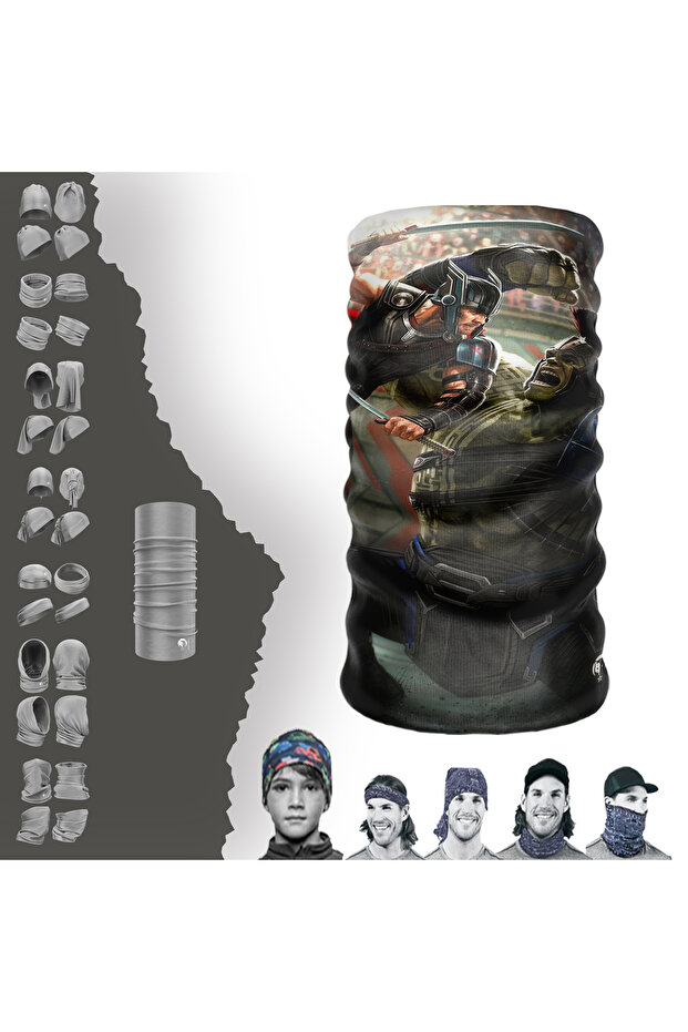 Fantastic Themed Seamless Tube Neck Collar Bandana Hair Band