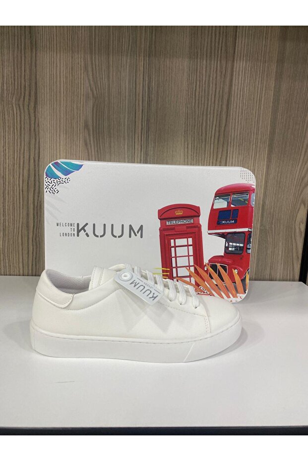 Sneaker Platin Kadın Günlük Ayakkabı - 1