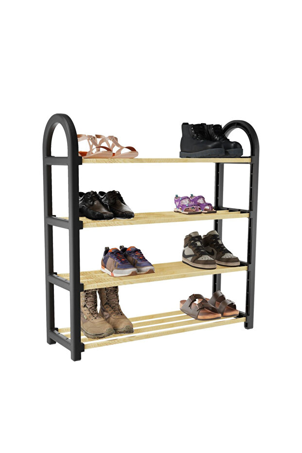 DÖRT KATLI AHŞAP AYAKKABILIK - 2