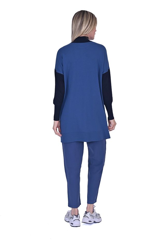 İNVEE 6862 İndigo Triko Tunik - 6