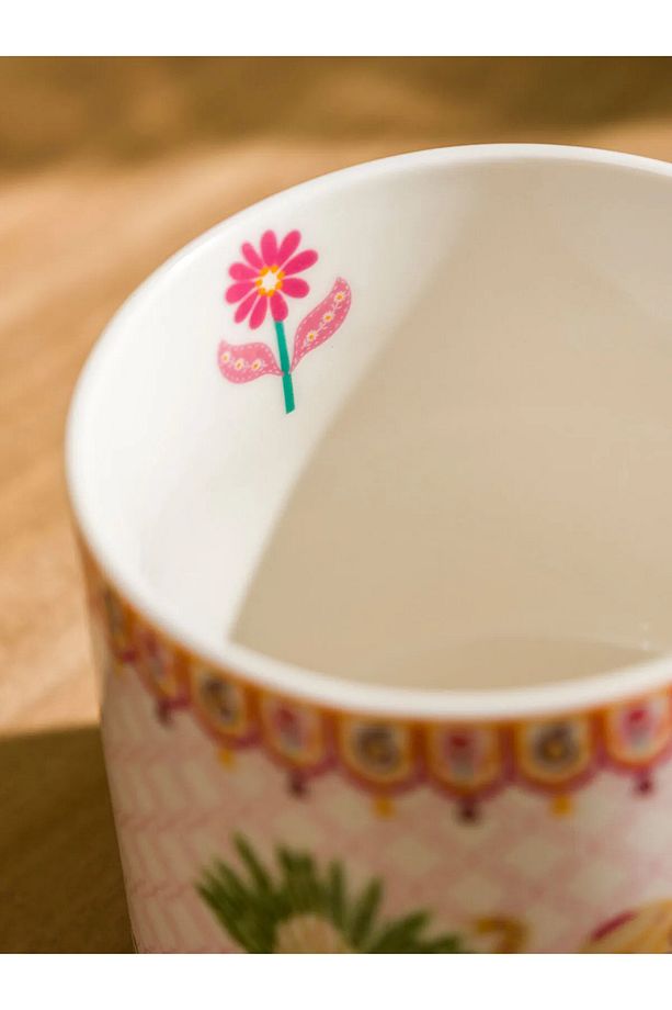 LCW HOME Karışık Fil Baskılı Porselen Kupa 320 Ml - 3