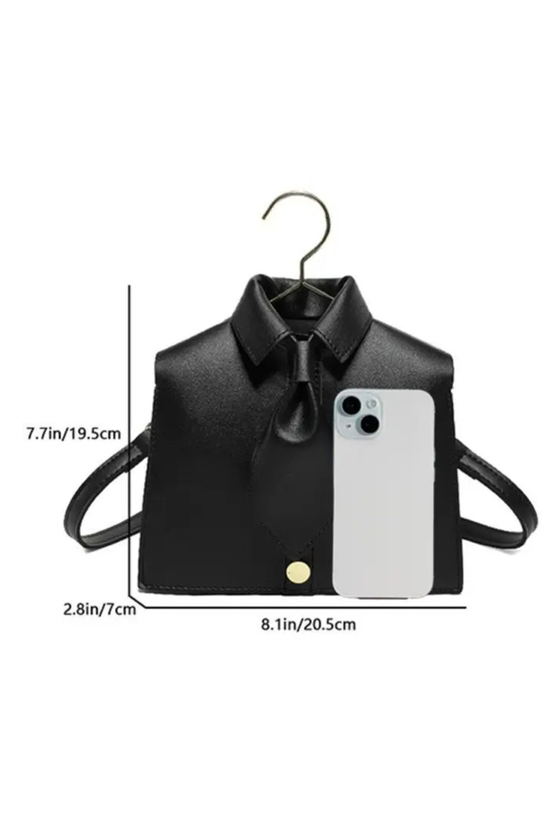 Kravatlı Gömlek Çanta - 8