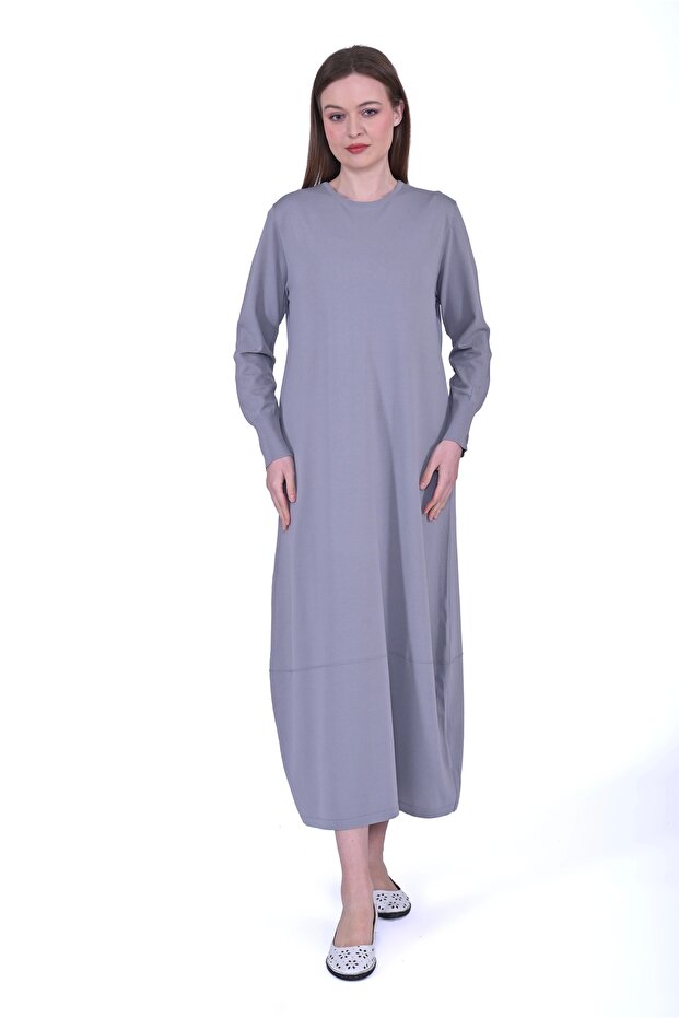 Invee 6930 - Gray Knitwear Dress Design