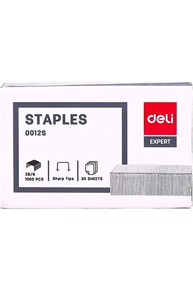 E0012S دبابيس Deli زاوية طرف الدبابيس المُحسّنة لتحسين الأداء E0012S-