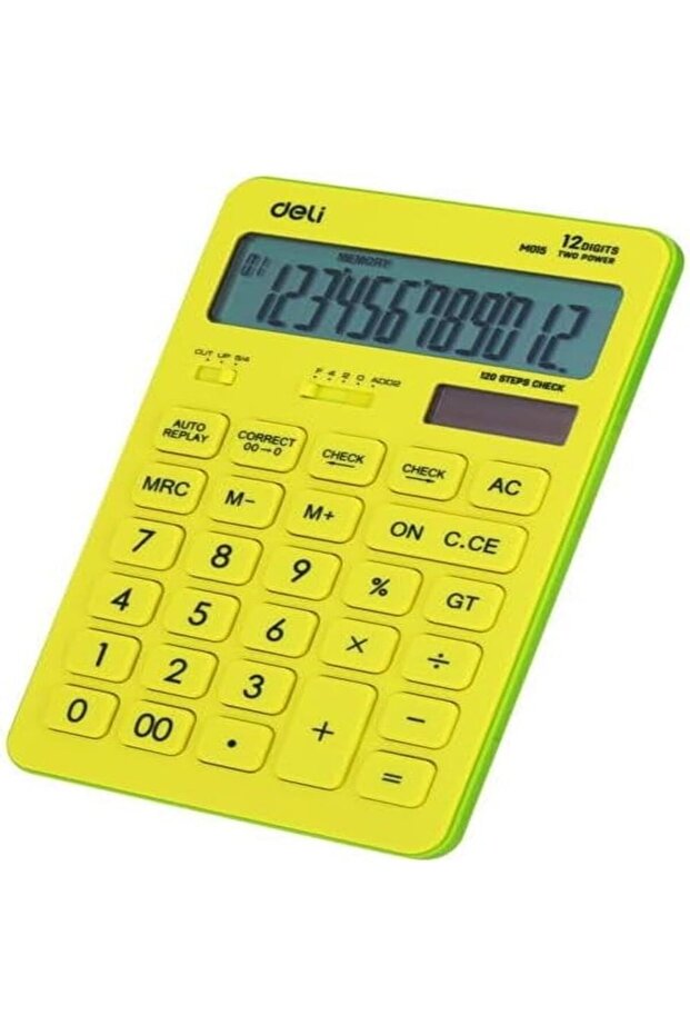 آلة حاسبة مكتبية بلاستيكية - 12 رقمًا - 1