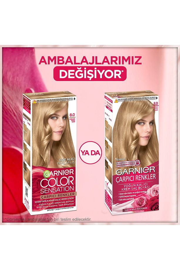 Çarpıcı Renkler 8 Parlak Koyu Sarı Saç Boyası, Demikit - 7