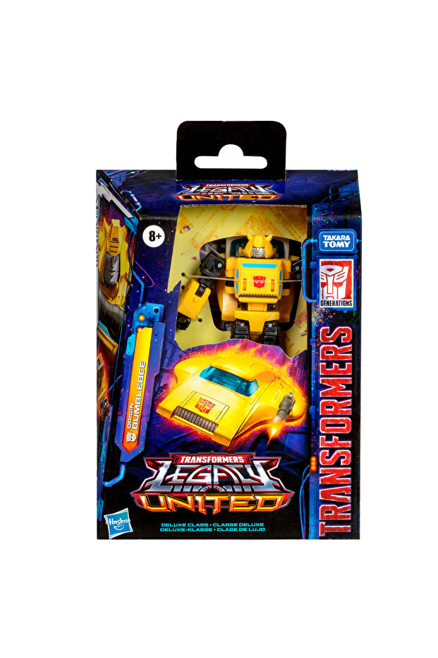 Transformers: Legacy Deluxe Class Origin Bumblebee Aksiyon Figürü - 5