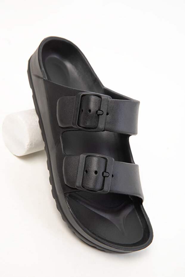 Schwarze Unisex-Hausschuhe 16179 - 4