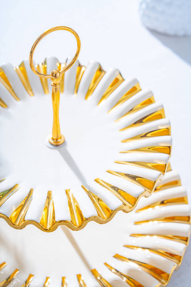 Alba Two Tier Presentation Plate - 2