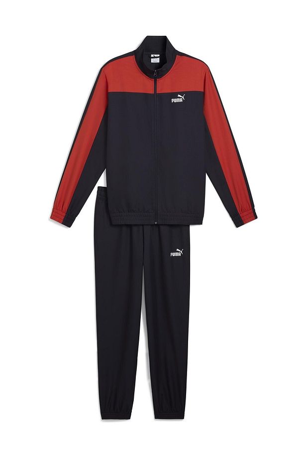 Woven Suits, Regular, Longsleeve, Stand up collar, Regular, Medium, Color Blocking, Side Pocket, Fu - 1