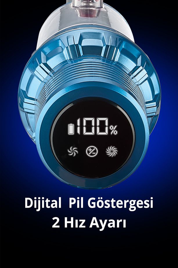 Kvc-4041 Şarjlı Lityum Pilli Bldc Motor 2'si 1 Arada El Süpürgesi ve Dik süpürge - 3