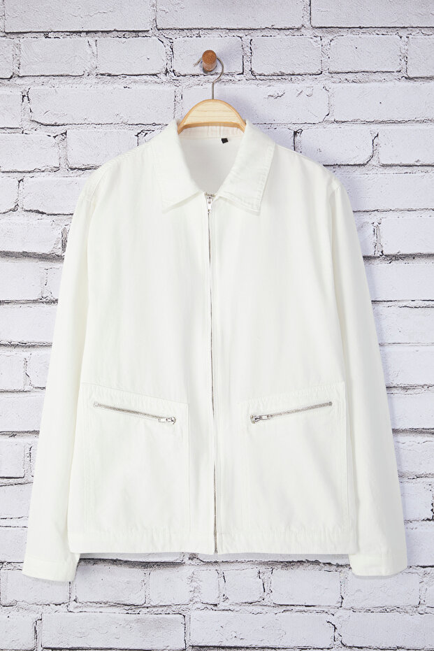 Unisex Regular fit Gabardin Mevsimlik Ceket TMNSS25CE00005 - 6