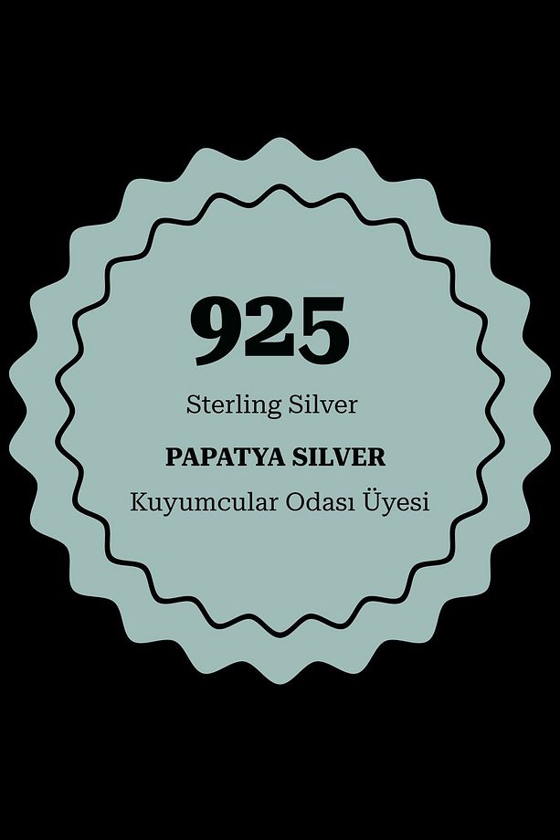 925 Ayar Gümüş Rose Kaplama Incılı Yuvarlak Kolye Ve Küpe Set - 2