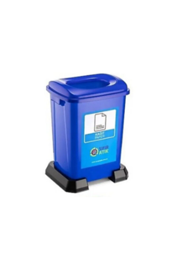 Geri Dönüşüm Kutusu Kağıt Atık Plastik Atık Cam ve Sıfır Atık Kutuları 50 Lt - 1 ADET - 1