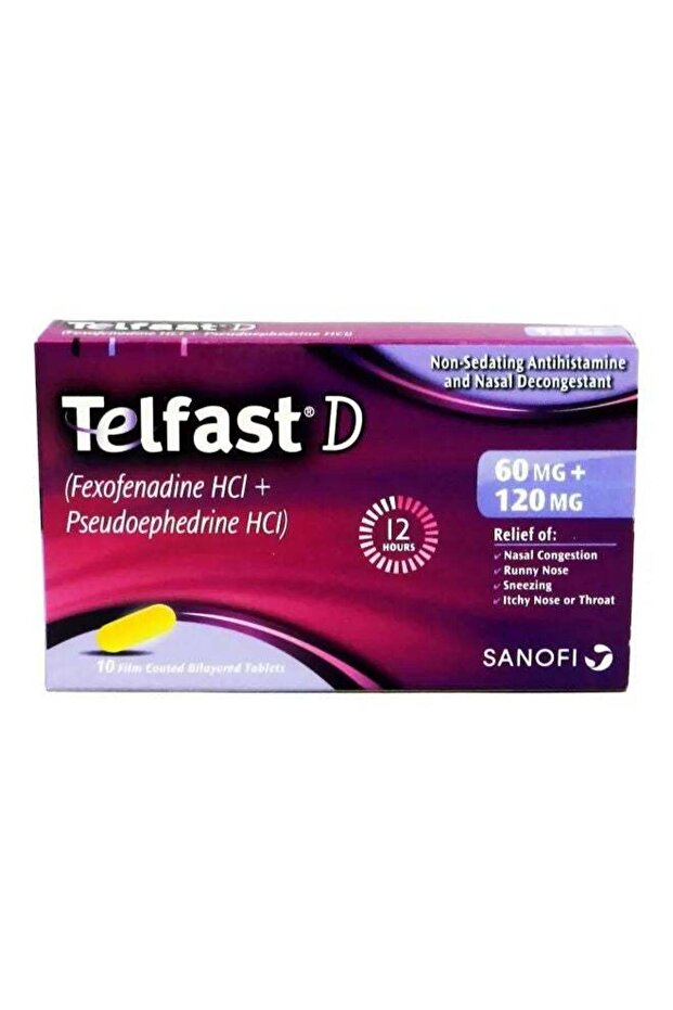 Telfast D 60/120Mg Tabs 10S