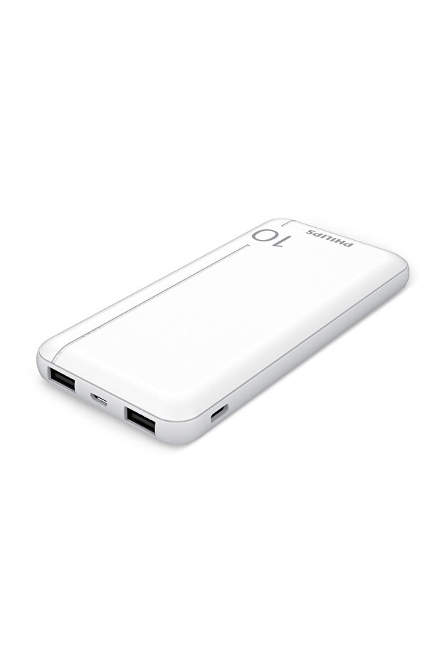DLP2810CW/00 10.000 mAh Powerbank 2xUSB-A, 1xUSB-C, Beyaz - 1