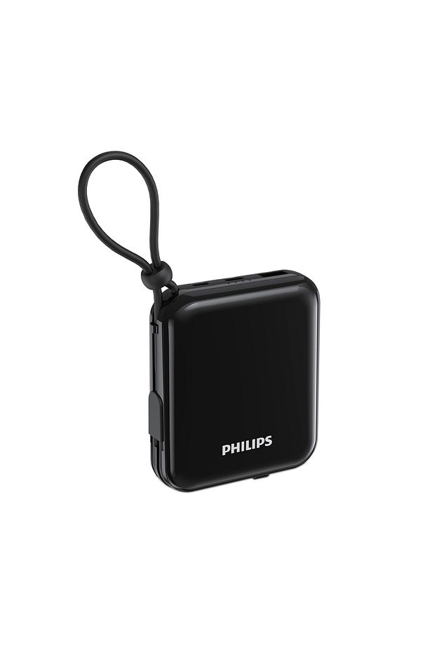 DLP5712CB/00 10.000 mAh 20W USB-C ve Lightning Kablolu Powerbank 1xUSB-A, 1xUSB-C, Siyah - 1