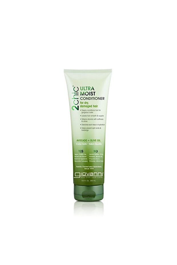 Giovanni 2chic Ultra Moist Conditioner, Infused With Avocado & Olive Oil, 250 ml