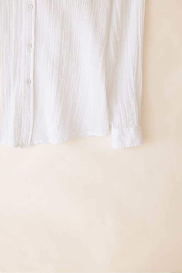 Mikonos Beyaz Gömlek - 9