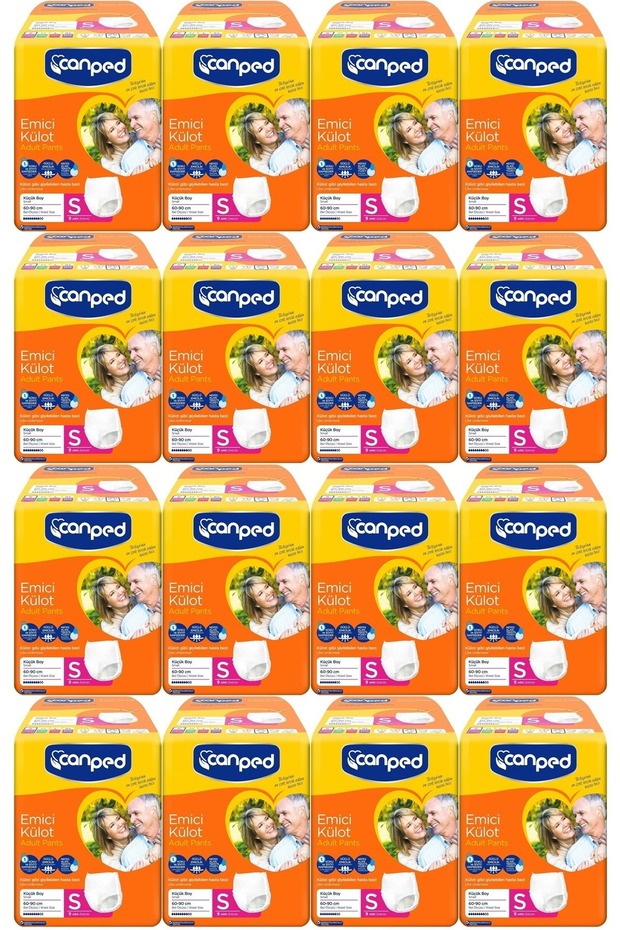 Absorbent Panties Patient Diapers S-Small Small 144 Pieces (16Pk*9)