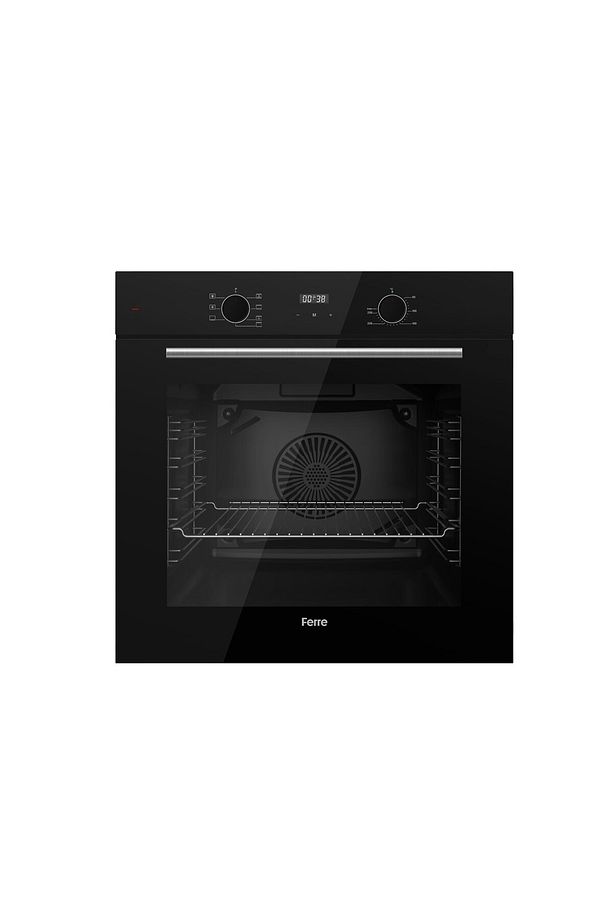 Flowart Ventora Essential Siyah 3'lü Ankastre Set ( QBL63CS-SS205-D086 ) - 2